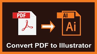 How to edit PDF files in illustrator All Pages [upl. by Ynnhoj]