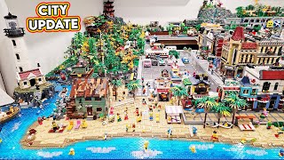 LEGO City Update  FINISHING THE BEACH [upl. by Adliwa]