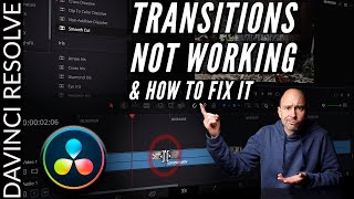 Transitions Not Working in DaVinci Resolve 16 17 18 and How to FIX them [upl. by Alwyn]