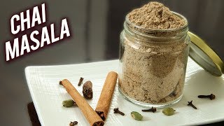 Chai Masala Recipe  Basic Masala Tea Recipe  How To Make Chai Masala  Masala Chai Recipe  Ruchi [upl. by Alhsa37]