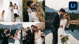 How to edit TIMELESS wedding photos FAST Lightroom Editing Tutorial  Natural  Beautiful Presets [upl. by Vale]