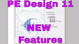 PE Design 10 to PE Design 11new embroidery machine stitchesquilting [upl. by Teddie422]