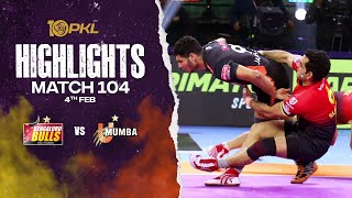 Match Highlights Bengaluru Bulls vs U Mumba  February 4  PKL Season 10 [upl. by Drawyeh]