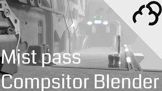 Blender Compositing the Mist Pass Beginner [upl. by Marrissa]