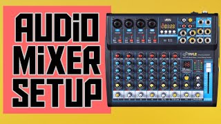 Bluetooth Mixer Setup and Tutorial  How to Use an Audio Mixer [upl. by Ahseia]