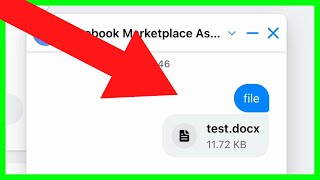 How to Send Microsoft Word File in Messenger NEW UPDATE in 2023 [upl. by Helbonnah641]