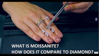 What is Moissanite and How Does it Compare to Diamond [upl. by Mitchiner]