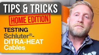 Tips on Testing Schluter®DITRAHEAT Cables [upl. by Sualk]