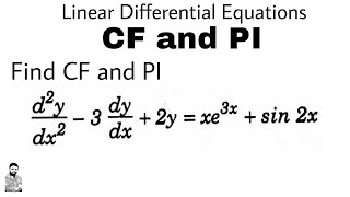 10 CF amp PI  Problem1  DIFFERENTIAL EQUATIONS OF HIGHER ORDER [upl. by Bruno]