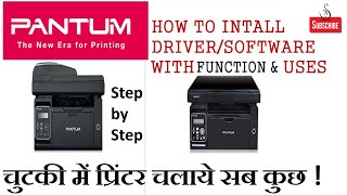 Pantum printer  How to install printer Printer all Function  Cheapest PrinterM6502M6502NM7200 [upl. by Jacoba]