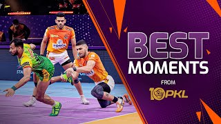 Best moments from PKL Season 10  Pro Kabaddi League [upl. by Proulx]