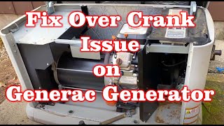 Fix Over Crank issue with Generac Generator [upl. by Irreg]