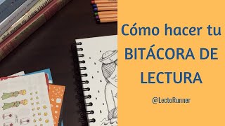 Cómo hacer y llenar tu propia BITÁCORA DE LECTURA [upl. by Hannej208]