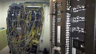 Data Network Cabling Rewire Time Lapse [upl. by Baldwin]