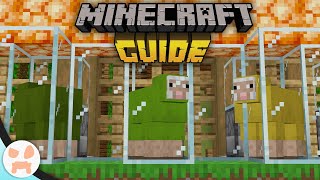 EASY AUTOMATIC WOOL FARM  The Minecraft Guide  Tutorial Lets Play Ep 116 [upl. by Aerdno834]