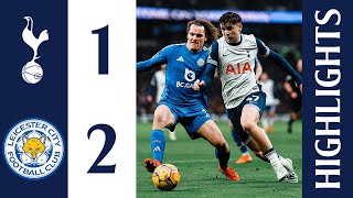 Tottenham Hotspur 12 Leicester City  Premier League Highlights [upl. by Ennairda293]