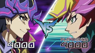 YuGiOh Vrains Yusaku vs Ai AMV [upl. by Nayr999]