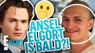 Ansel Elgort Resurfaces on Social Media With a Bald Head  E News [upl. by Attolrac]