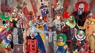 Every Spirit Halloween Clown Animatronic 20092019 [upl. by Nnyroc]