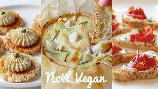 IDÉES APÉRITIF DE FÊTES  NOËL VEGAN [upl. by Pravit]