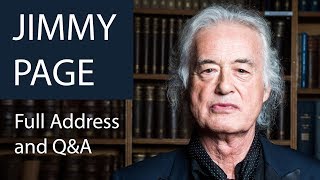 Jimmy Page  Full Address and QampA at The Oxford Union [upl. by Aloek873]