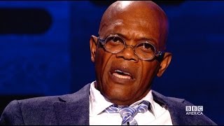 SAMUEL L JACKSON Does Pulp Fiction Ezekiel 2517 Speech  The Graham Norton Show on BBC AMERICA [upl. by Ibur724]