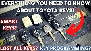 All you need to know about Toyota Keys Mechanical and Smart keys [upl. by Asusej]