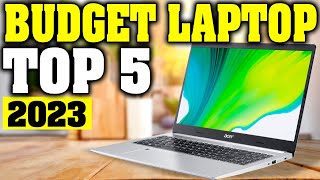 TOP 5 Best Budget Laptop 2023 [upl. by Esirahs]