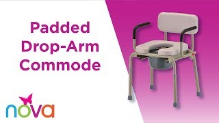 Padded DropArm Commode  Features and How To Assemble [upl. by Asher]