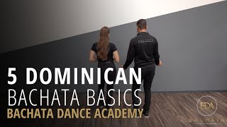 Dominican Bachata Footwork amp Partnerwork  Demetrio amp Nicole  Bachata Dance Academy [upl. by Nilecoj]