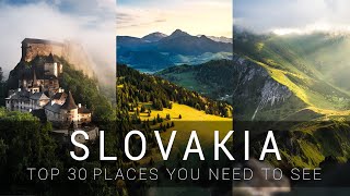 THIS IS SLOVAKIA  TOP 30 places you must see [upl. by Griffin]