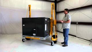 PROLIFT  How to Easily Move Commercial HVAC Units Across Rooftops [upl. by Gardener189]