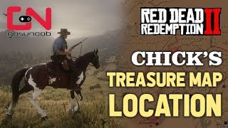 Red Dead Redemption 2  Chicks Treasure Map Location amp Solution [upl. by Besnard]