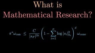 Have all math problems been solved What is mathematical research [upl. by Scotty]