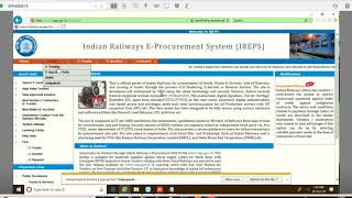 Railway tender IREPS Registration  ireps registration process [upl. by Vitkun952]