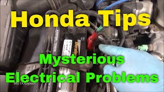 Honda Tips Mysterious Electrical Problems [upl. by Bevash43]