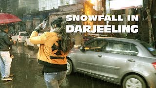 Snowfall in Darjeeling 28 December 2018 [upl. by Doralia]