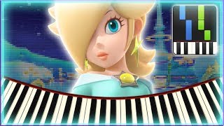 Rosalinas Ice World  Mario Kart 7【Synthesia】 [upl. by Ydoc]