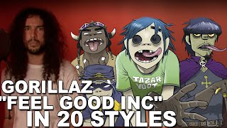 Gorillaz  Feel Good Inc  Ten Second Songs 20 Style Cover [upl. by Kciregor904]