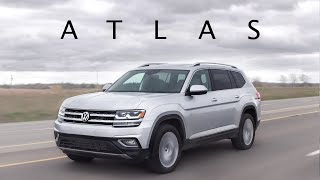 2019 VW Atlas 4MOTION Review  Its Huge [upl. by Troc714]