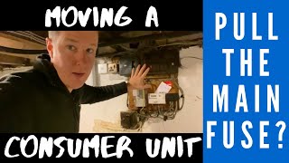 Moving A Consumer Unit amp Installing a Sub Main [upl. by Cymbre]