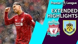 Liverpool v Burnley  PREMIER LEAGUE EXTENDED HIGHLIGHTS  31019  NBC Sports [upl. by Broek]