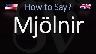 How to Pronounce Mjölnir CORRECTLY Thors Hammer Name Pronunciation [upl. by Doscher]