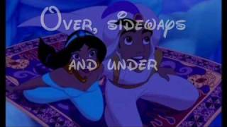 Aladdin  A Whole New World lyrics [upl. by Phaedra]