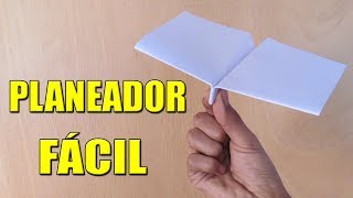 Como Hacer un Avión de Papel Planeador que Vuela Mucho y Lejos  How To Make Paper Plane [upl. by Tse]