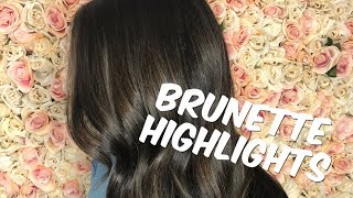 HOW TO HIGHLIGHT DARK HAIR [upl. by Notnerb650]