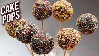 Cake Pops Recipe  How To Make Cake Pops  Kids Dessert Recipe  World Chocolate Day  Ruchi [upl. by Maurene]