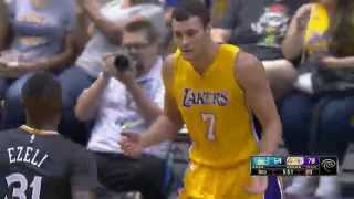 Larry Nance Jr Puts Festus Ezeli on a Poster [upl. by Nevile]