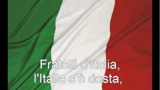 Inno nazionale  Inno di Mameli  Fratelli dItalia con testo with lyrics [upl. by Macdonald]