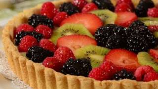 Fruit Tart Recipe Demonstration  Joyofbakingcom [upl. by Laram]